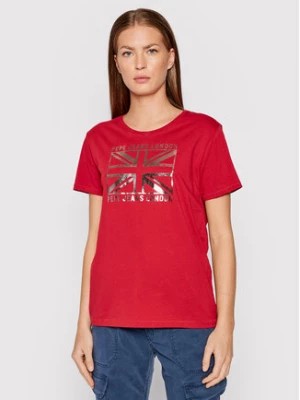 Zdjęcie produktu Pepe Jeans T-Shirt Zeldas PL505037 Czerwony Regular Fit