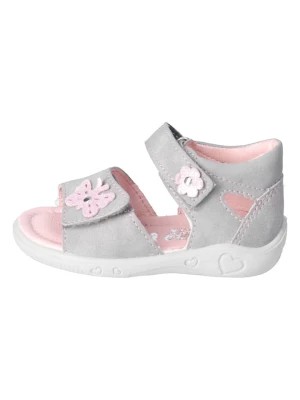 Zdjęcie produktu PEPINO Skórzane sandały w kolorze jasnoszaro-różowym rozmiar: 26