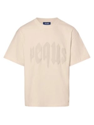 Zdjęcie produktu PEQUS Koszulka męska Mężczyźni Bawełna biały nadruk,