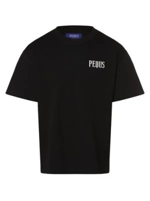 Zdjęcie produktu PEQUS T-shirt męski Mężczyźni Bawełna czarny nadruk,