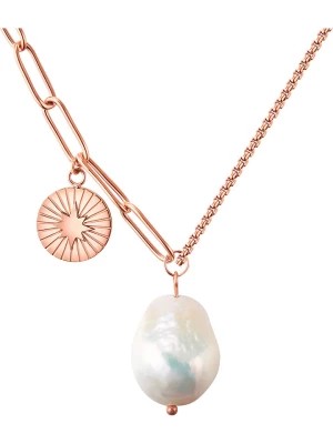 Zdjęcie produktu Perldesse Pozłacany naszyjnik z perłą - dł. 40 cm rozmiar: onesize