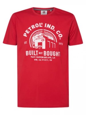 Zdjęcie produktu Petrol Industries T-Shirt M-1030-TSR633 Czerwony Regular Fit