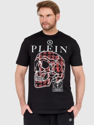 Zdjęcie produktu PHILIPP PLEIN Czarny męski t-shirt skull