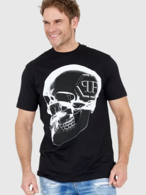 Zdjęcie produktu PHILIPP PLEIN Czarny t-shirt męski x-ray skull