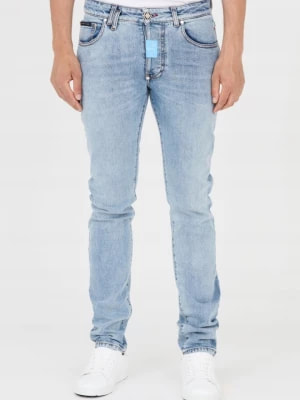Zdjęcie produktu PHILIPP PLEIN Jasne męskie jeansy Straight Cut