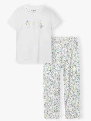 Zdjęcie produktu Pidżama dla dziewczynki w kwiaty 5.10.15.