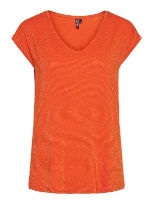 Zdjęcie produktu Pieces Koszulka "Billo" w kolorze pomarańczowym rozmiar: M