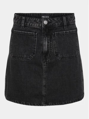 Zdjęcie produktu Pieces Spódnica jeansowa Sky 17147301 Czarny Regular Fit