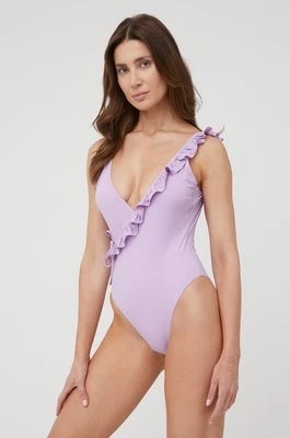 Zdjęcie produktu Pieces strój kąpielowy Victoria kolor fioletowy lekko usztywniona miseczka