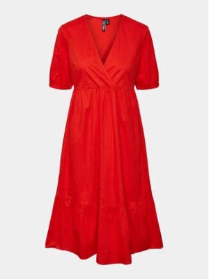 Zdjęcie produktu Pieces Sukienka letnia Manon 17147660 Czerwony Regular Fit