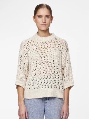 Zdjęcie produktu Pieces Sweter "Masha" w kolorze beżowym rozmiar: XL