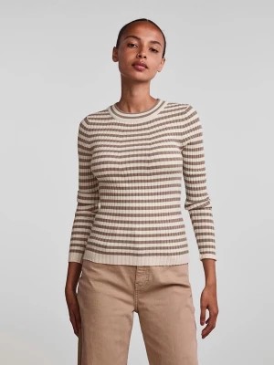 Zdjęcie produktu Pieces Sweter w kolorze beżowo-jasnobrązowym rozmiar: S