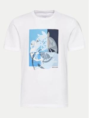 Zdjęcie produktu Pierre Cardin T-Shirt C5 21070.2103 Biały Modern Fit