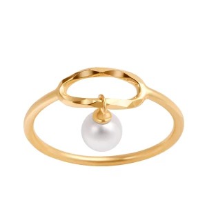 Zdjęcie produktu Pierścionek złoty z perłą - La Prima Shine La Prima Shine - Biżuteria YES