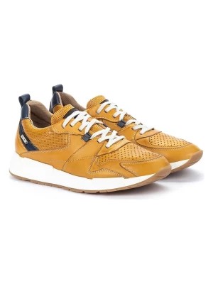 Zdjęcie produktu Pikolinos Skórzane sneakersy "Meliana" kolorze żółtym rozmiar: 42