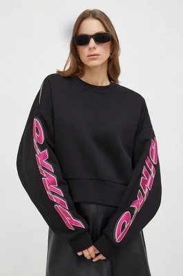 Zdjęcie produktu Pinko bluza damska kolor czarny z nadrukiem 103245.A1QM
