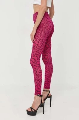 Zdjęcie produktu Pinko legginsy damskie kolor różowy wzorzyste