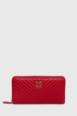 Zdjęcie produktu Pinko portfel skórzany damski kolor czerwony 100250.A0GK
