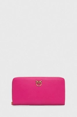 Zdjęcie produktu Pinko portfel skórzany kolor różowy 100250 A0F1