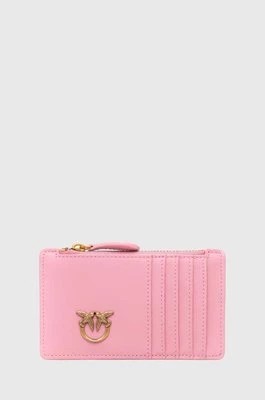 Zdjęcie produktu Pinko portfel skórzany damski kolor różowy 100251.A0F1