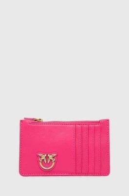 Zdjęcie produktu Pinko portfel skórzany kolor fioletowy 100251.A0GK