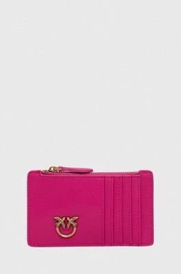 Zdjęcie produktu Pinko portfel skórzany kolor różowy 100251.A0F1
