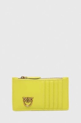 Zdjęcie produktu Pinko portfel skórzany kolor żółty 100251.A0GK