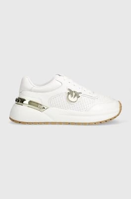 Zdjęcie produktu Pinko sneakersy skórzane Gem kolor biały SS0019 P001 Z1B