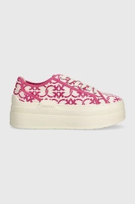 Zdjęcie produktu Pinko sneakersy Greta kolor różowy SS0013 T006 N17