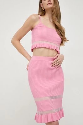 Zdjęcie produktu Pinko spódnica kolor różowy mini ołówkowa 102974.A1NA