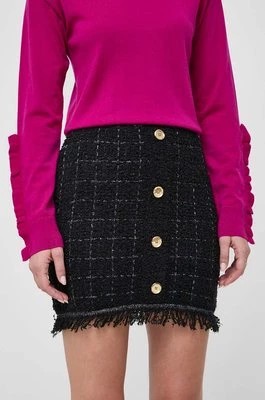 Zdjęcie produktu Pinko spódnica z domieszką wełny kolor czarny mini prosta 101861.A16O