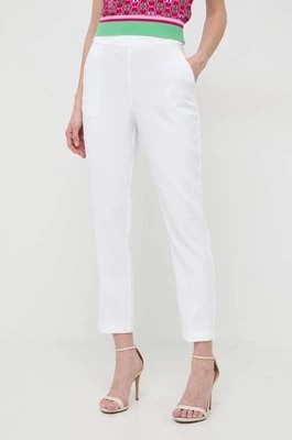 Zdjęcie produktu Pinko spodnie damskie kolor beżowy proste high waist 102861.7624