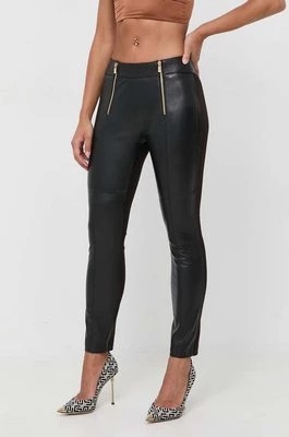 Zdjęcie produktu Pinko spodnie damskie kolor czarny dopasowane high waist 101739.Y75K