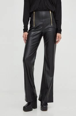 Zdjęcie produktu Pinko spodnie damskie kolor czarny dzwony high waist