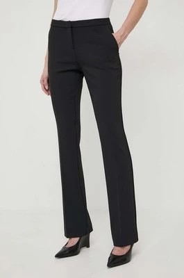Zdjęcie produktu Pinko spodnie damskie kolor czarny dzwony high waist 102862.A0HC
