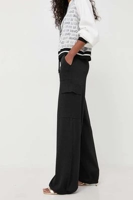 Zdjęcie produktu Pinko spodnie damskie kolor czarny proste high waist