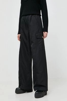 Zdjęcie produktu Pinko spodnie damskie kolor czarny szerokie high waist