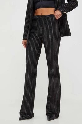 Zdjęcie produktu Pinko spodnie damskie kolor czarny szerokie high waist 100054.A1AQ