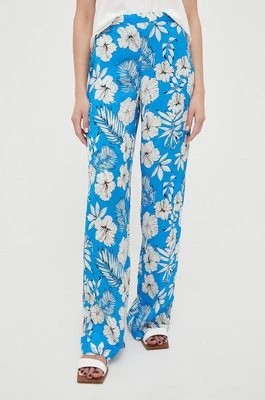 Zdjęcie produktu Pinko spodnie damskie kolor niebieski szerokie high waist