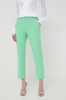 Zdjęcie produktu Pinko spodnie damskie kolor zielony proste high waist 102861.7624