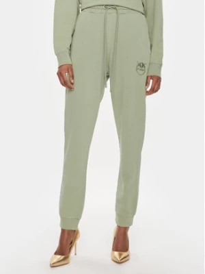 Zdjęcie produktu Pinko Spodnie dresowe Carico 100371 A1N7 Zielony Regular Fit
