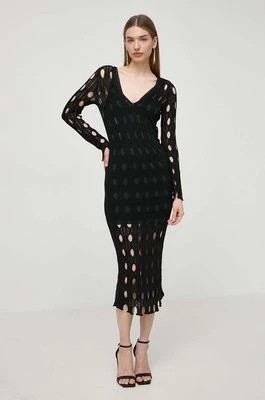 Zdjęcie produktu Pinko sukienka kolor czarny maxi dopasowana 103470 A1UN