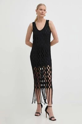 Zdjęcie produktu Pinko sukienka kolor czarny midi dopasowana 103464 Y7ZX