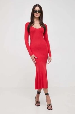 Zdjęcie produktu Pinko sukienka kolor czerwony maxi dopasowana 102800.A170