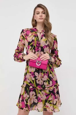 Zdjęcie produktu Pinko sukienka kolor różowy mini rozkloszowana 101493.A155