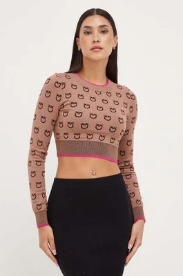 Zdjęcie produktu Pinko sweter damski kolor brązowy lekki