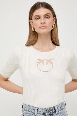 Zdjęcie produktu Pinko sweter jedwabny kolor beżowy lekki 102017.A1KW