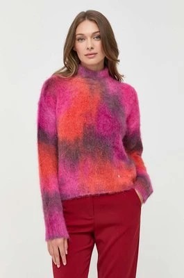 Zdjęcie produktu Pinko sweter z domieszką wełny damski ciepły z półgolfem
