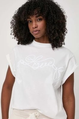 Zdjęcie produktu Pinko t-shirt bawełniany damski kolor biały 103138 A1XD