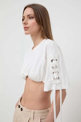 Zdjęcie produktu Pinko t-shirt bawełniany damski kolor biały 103755.A1UA